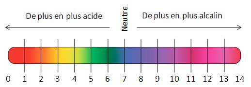échelle pH équin