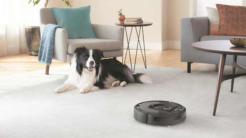 habituer son chien à un aspirateur autonome