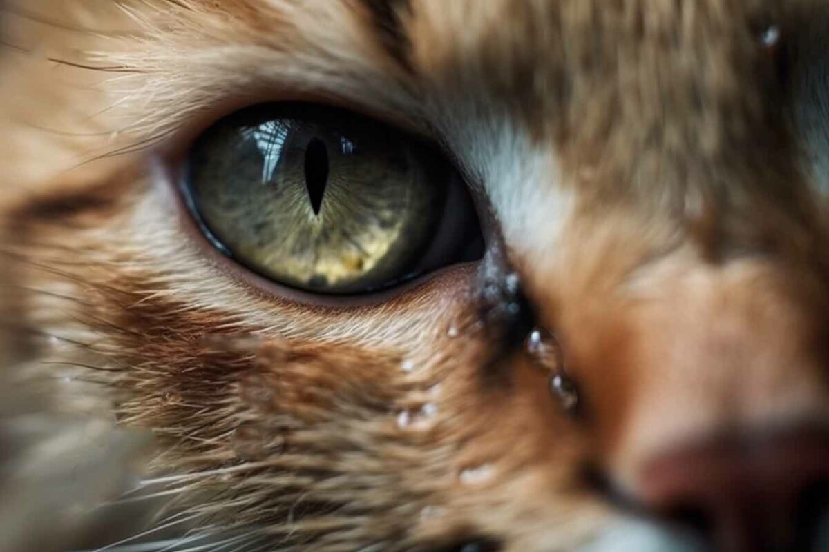 chat avec les yeux qui coulent que faire