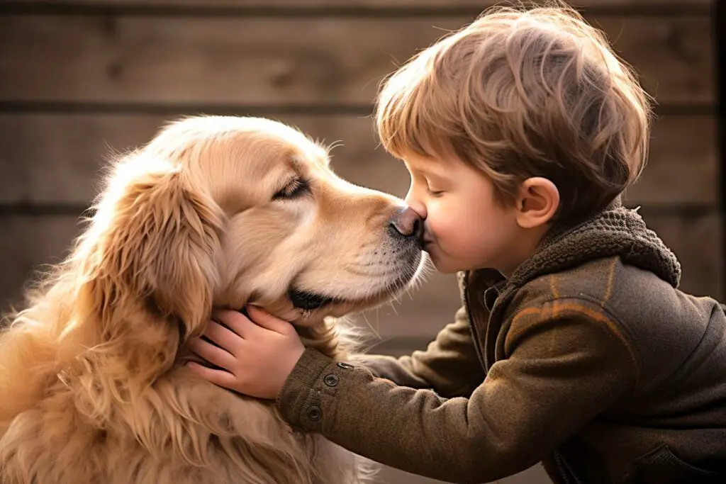 golden retriever, un chien qui aime les enfants