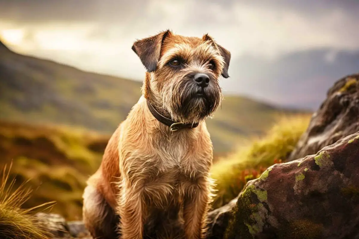 race chien border terrier