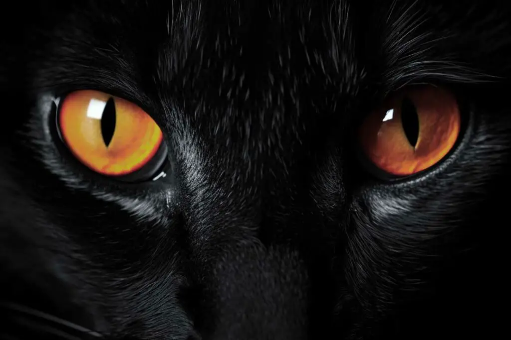 chat Bombay aux yeux orange