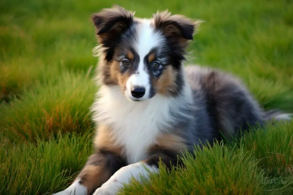 Photo chiot berger des shetland