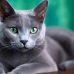 Bleu Russe : Découvrez cette race au pelage bleu-gris velouté et aux yeux émeraude envoûtants