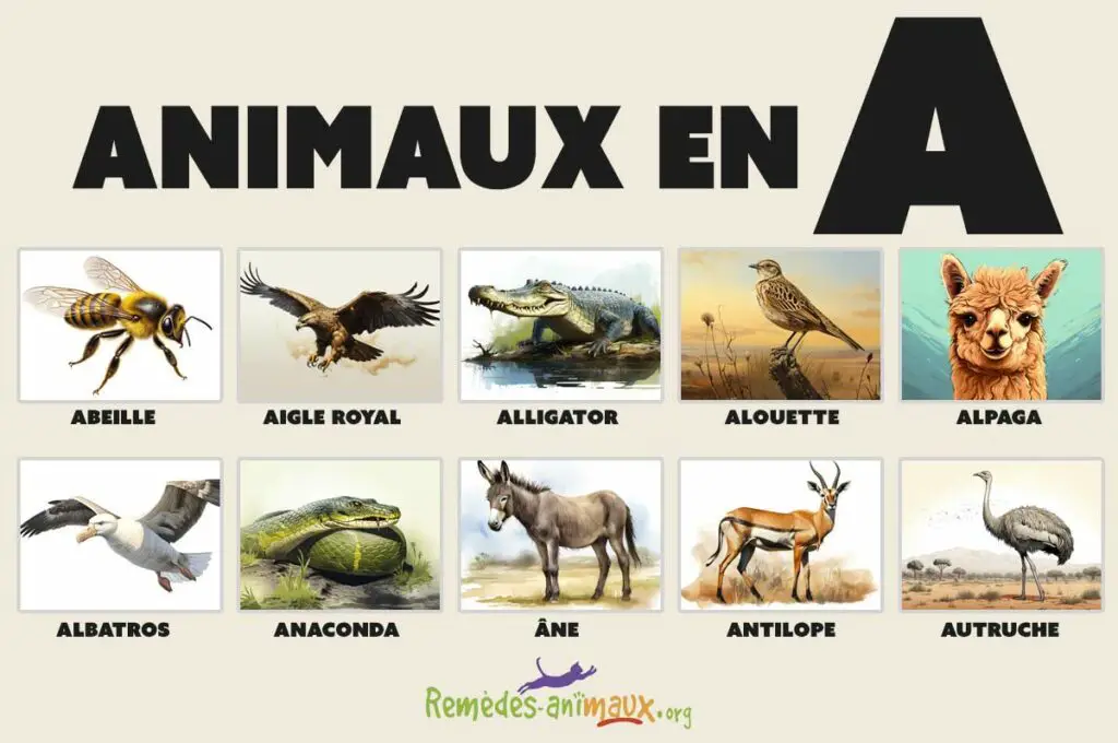 animal en A - liste des animaux commençant par la lettre A