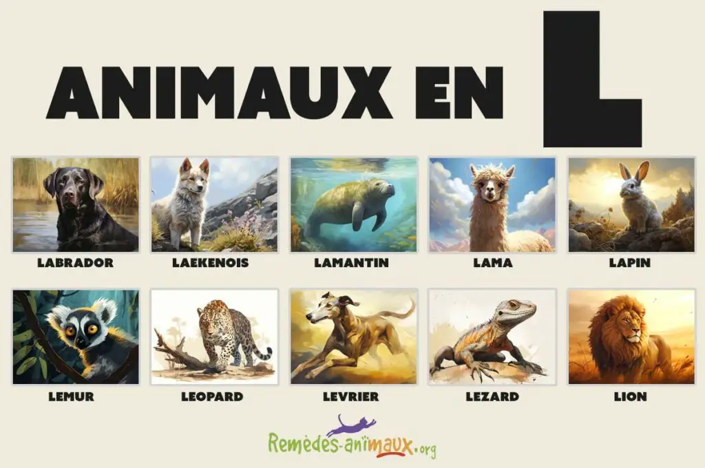 Liste des animaux en L