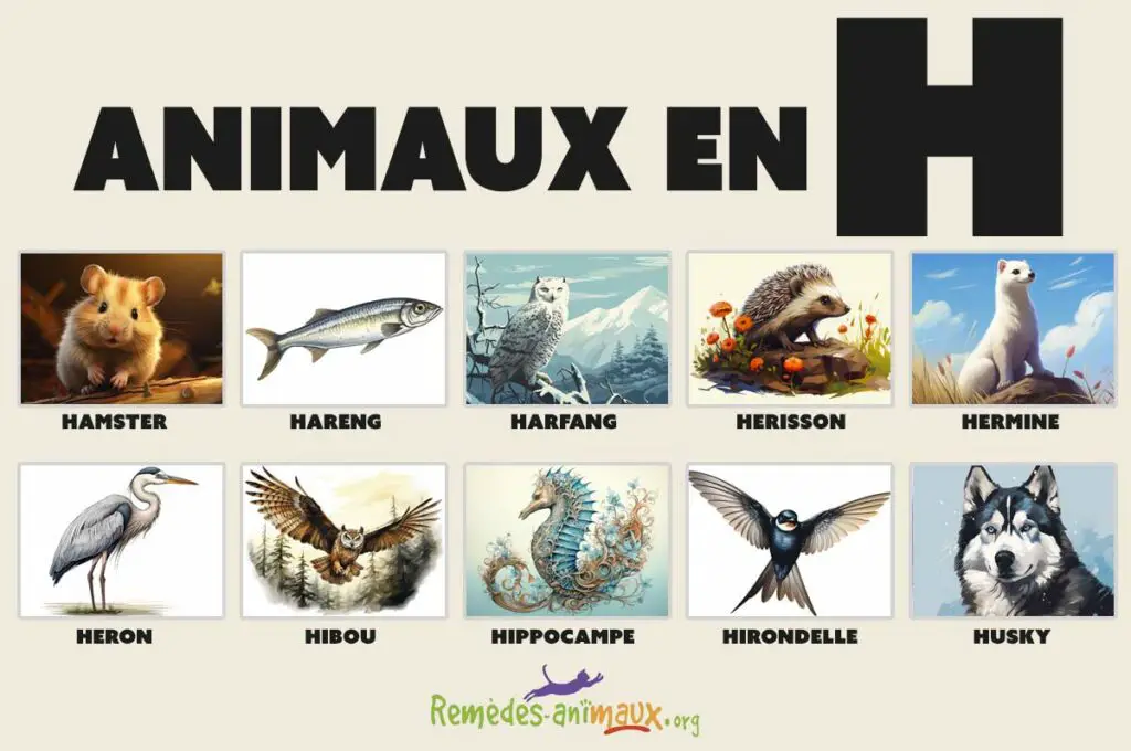 Liste des animaux en H