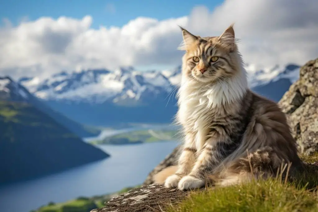 Quel chat commence par la lettre N ? Le Norvégien !