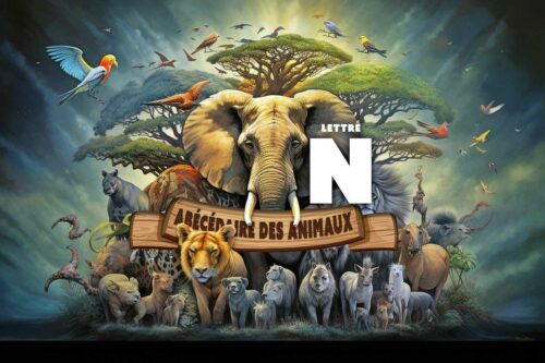 animal lettre N