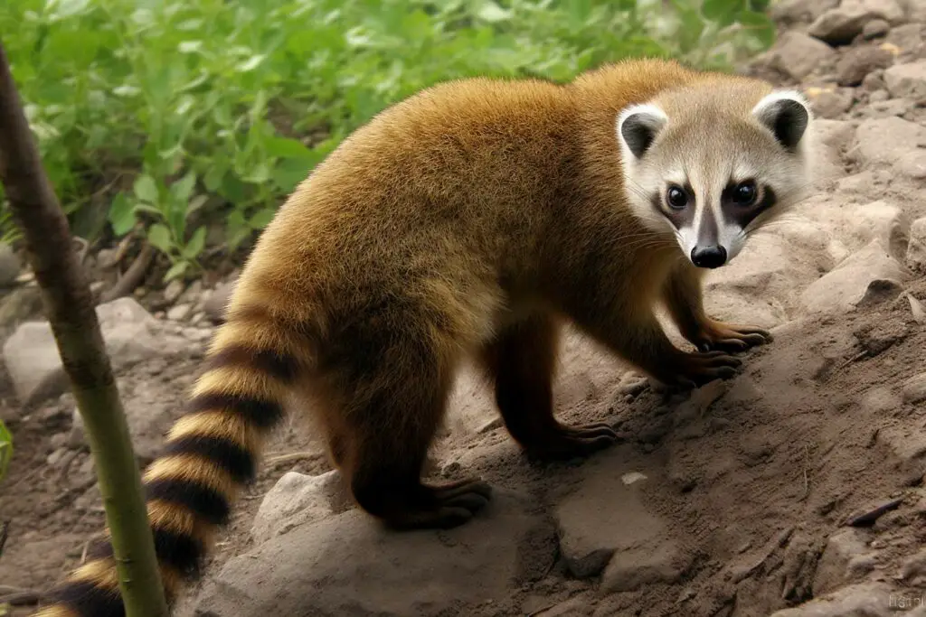 animal en c : coati