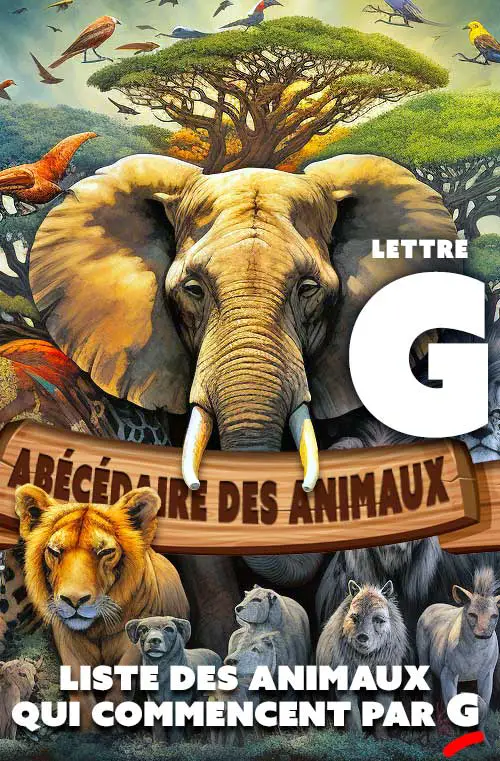 liste animaux lettre g