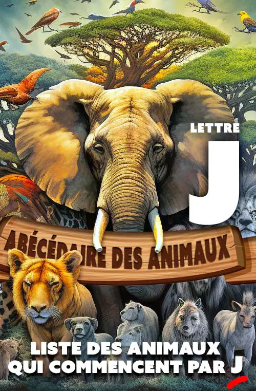 liste animaux lettre j