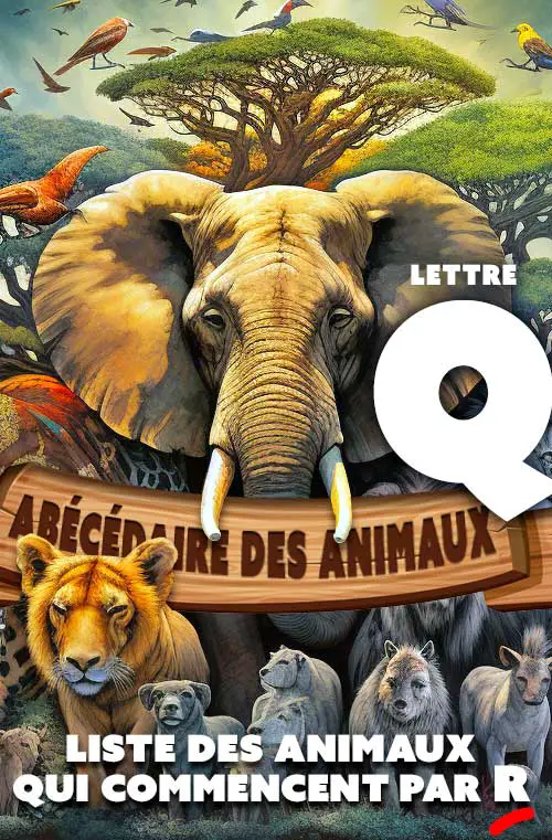 liste animaux lettre q