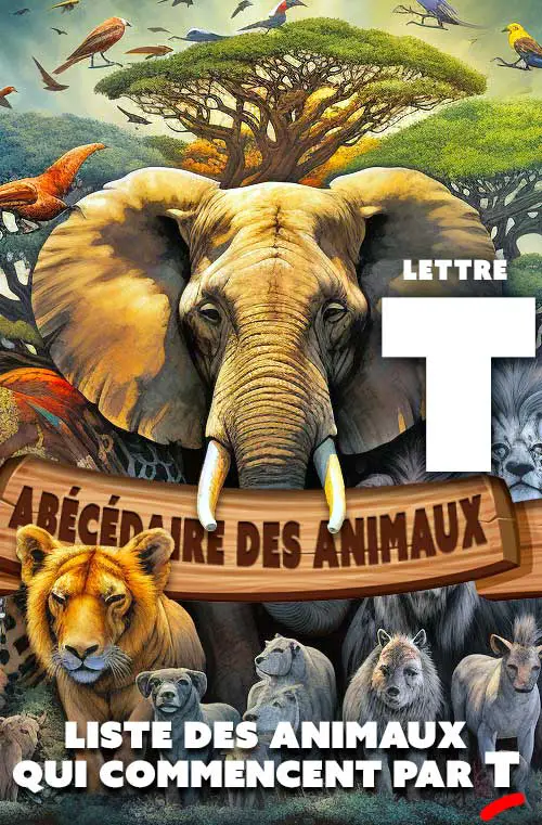 liste animaux lettre t