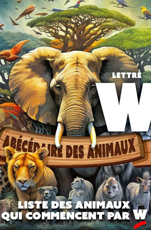 liste animaux lettre W