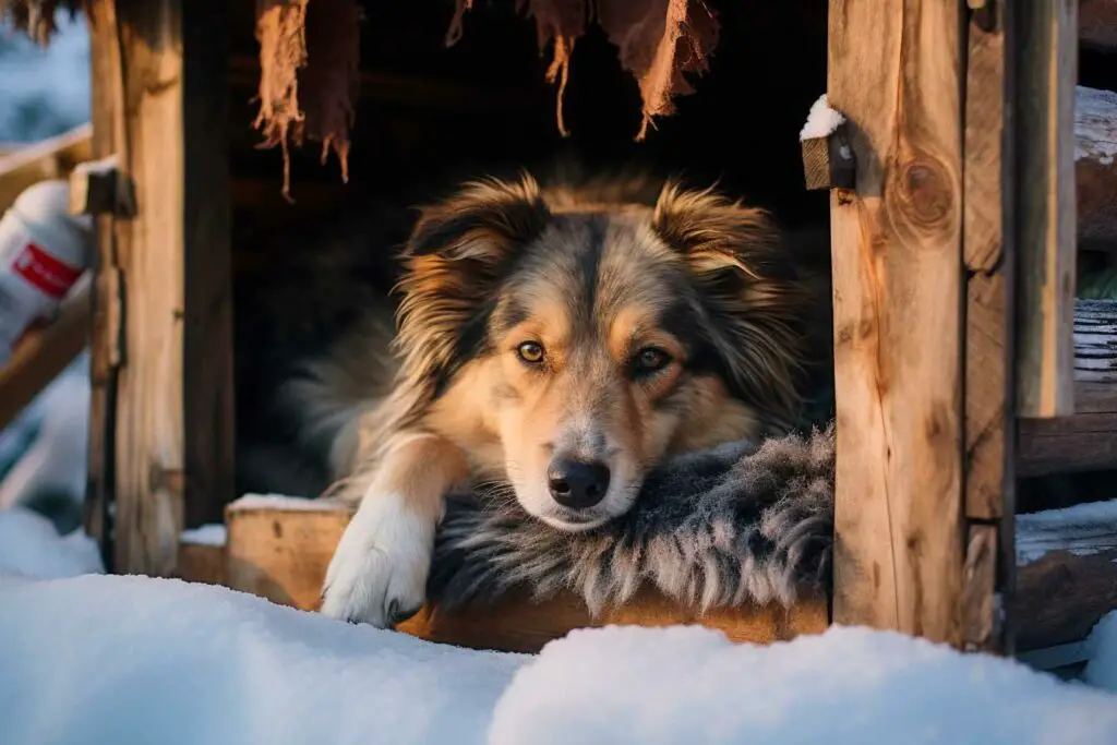 importance d'une niche bien isolée pour les chiens dormant à l'extérieur