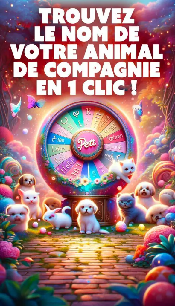 trouvez nom animal compagnie en 1 clic !